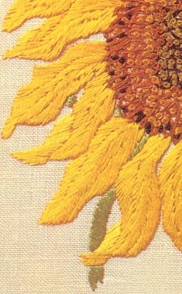 キット（初級）ひまわり | 植木刺繍｜花の刺繍画